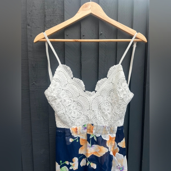 dress laced floral wedding guest party smart - Picture 2 of 5